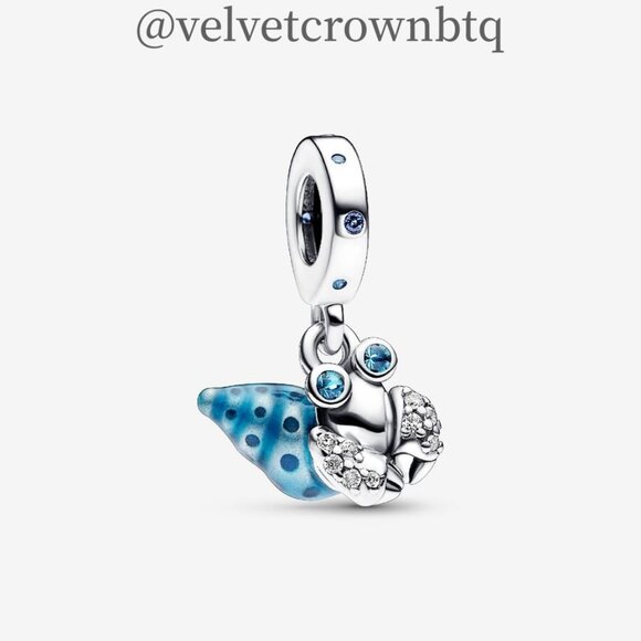 Pandora Glow-in-the-dark Hermit Crab Dangle Charm - Picture 1 of 2